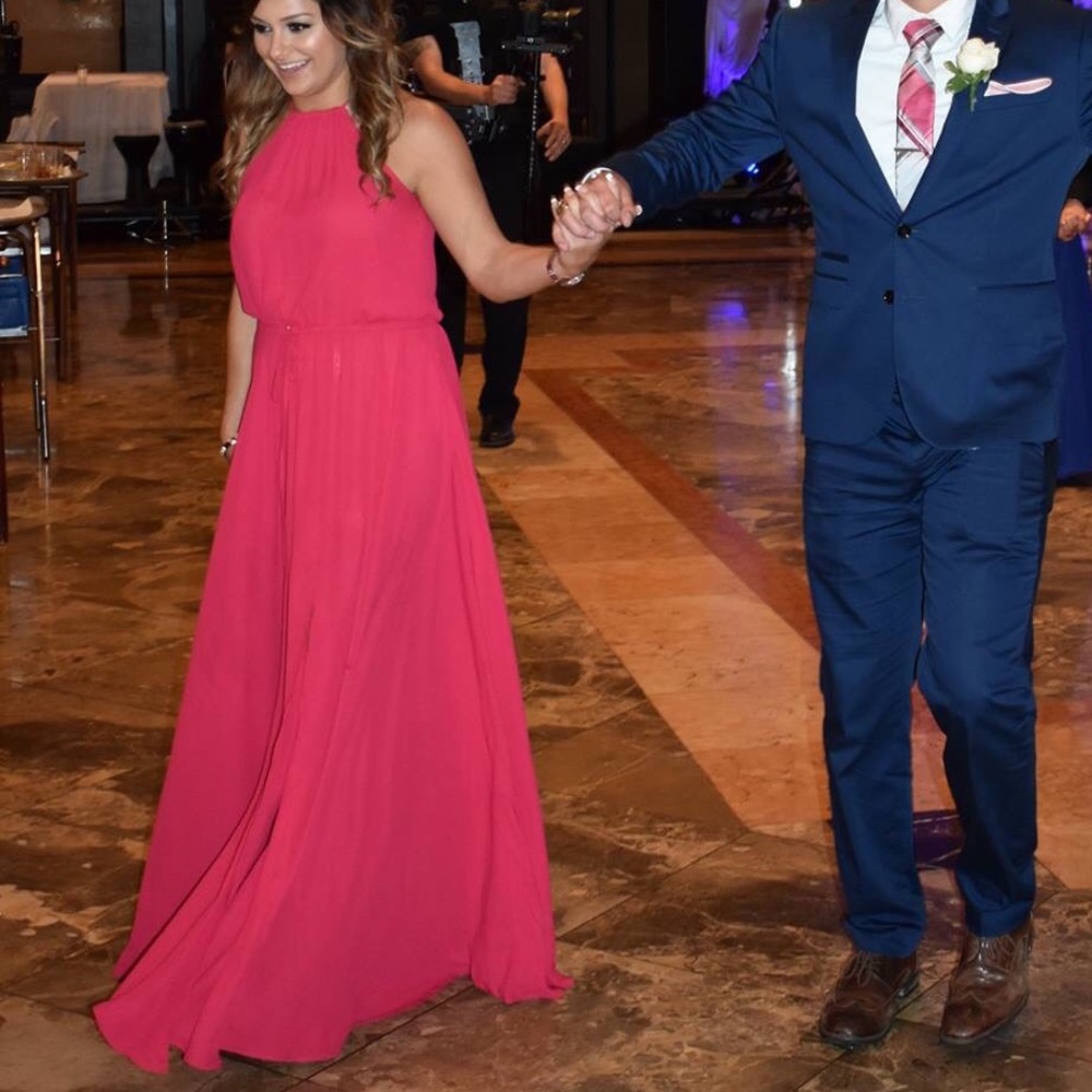 Hot Pink Flowy Dress